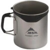 MSR Titan Cup -Outdoor Research Store 13847 msr titan titanium cup 450ml handles open