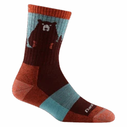 Darn Tough Women's Bear Town Micro Crew Lightweight Hiking Socks 17 Darn Tough Women's Bear Town Micro Crew Lightweight Hiking Socks -Outdoor Research Store 1970 Burgundy