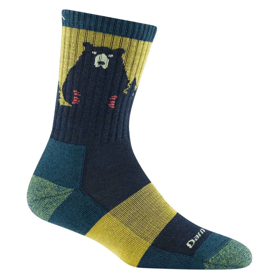 Darn Tough Women's Bear Town Micro Crew Lightweight Hiking Socks 9 Darn Tough Women's Bear Town Micro Crew Lightweight Hiking Socks - Image 9