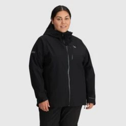 Outdoor Research Women's Aspire 3L Plus Size Waterproof Jacket