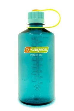 Nalgene Tritan Sustain 1L Narrow Mouth Water Bottle -Outdoor Research Store 32oz NM Cerulean Sustain Front 505x758 1