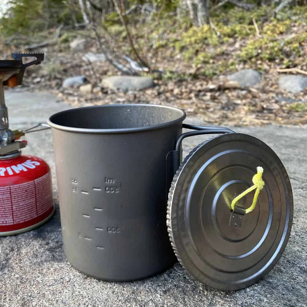 UltimaPeak FeatherLid Ultralight Titanium Pot Lid 95mm 5 UltimaPeak FeatherLid Ultralight Titanium Pot Lid 95mm - Image 5