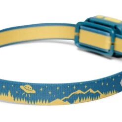 Black Diamond Wiz Kids Headlamp -Outdoor Research Store Black Diamond Wiz Kids Headlamp Creek Blue Strap Print Detail