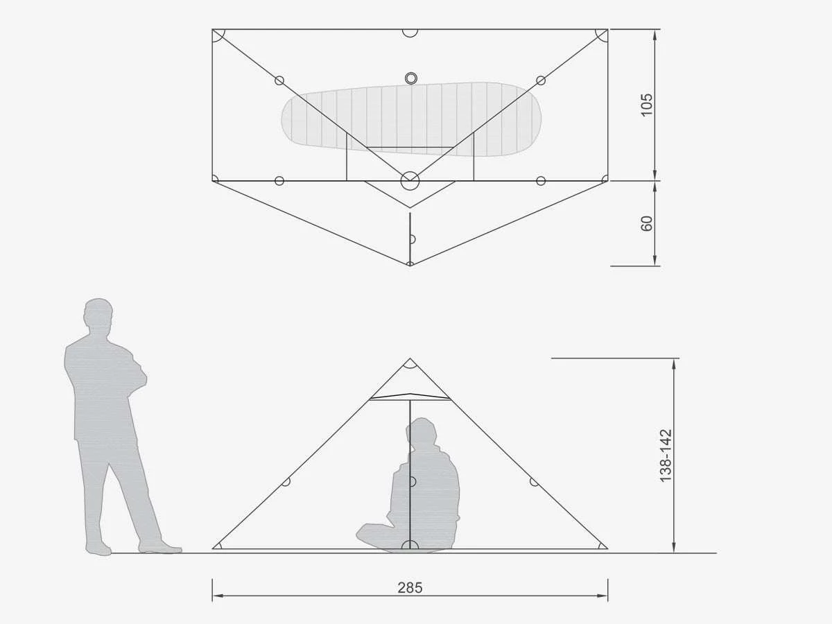 Bonfus Middus 1P Ultralight 1 Person Tent 14 Bonfus Middus 1P Ultralight 1 Person Tent - Image 14