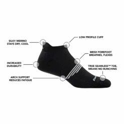 Darn Tough Element No Show Tab Lightweight Athletic Socks -Outdoor Research Store Darn Tough Element No Show Tab Lightweight Athletic Socks Specifications