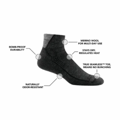 Darn Tough Hiker 1/4 Midweight With Cushion Socks 13 Darn Tough Hiker 1/4 Midweight With Cushion Socks -Outdoor Research Store Darn Tough Hiker 1 4 Midweight with Cushion Socks Specifications