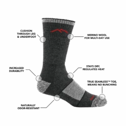 Darn Tough Hiker Boot Midweight With Cushion Socks 19 Darn Tough Hiker Boot Midweight With Cushion Socks -Outdoor Research Store Darn Tough Hiker Boot Midweight with Cushion Socks Specifications