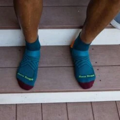 Darn Tough Run 1/4 Ultra-Lightweight Running Socks -Outdoor Research Store Darn Tough Run 1 4 Ultra Lightweight Running Socks Wearing