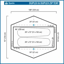 Zpacks Duplex Classic 2 Person Ultralight Tent -Outdoor Research Store Duplex Schematic 2048x ac4434e8 78aa 4ebf b03e 4bf9f082a164
