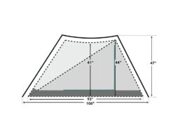 Durston Gear X-Mid 1 Solid Ultralight Tent 24 Durston Gear X-Mid 1 Solid Ultralight Tent -Outdoor Research Store Durston Gear X Mid 1 Solid Ultralight Tent Measurements 1