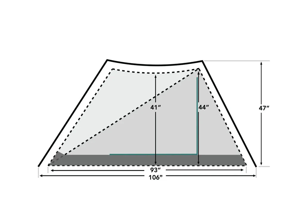 Durston Gear X-Mid 1 Solid Ultralight Tent 11 Durston Gear X-Mid 1 Solid Ultralight Tent - Image 11