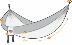 ENO SingleNest 1 Person Hammock -Outdoor Research Store ENO SingleNest 1 Person Hammock Measurements