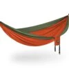 ENO SingleNest 1 Person Hammock -Outdoor Research Store ENO SingleNest 1 Person Hammock Orange And Olive