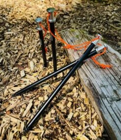 Easton Backpacker 9” Tent Pegs (Pack Of 4) -Outdoor Research Store Easton Backpacker 9 Tent Pegs Pack of 4 Orange Loop