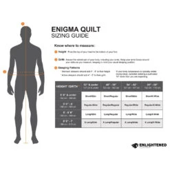 Enlightened Equipment Enigma 850 Quilt -Outdoor Research Store Enlightened Equipment Enigma 850 Quilt Guide