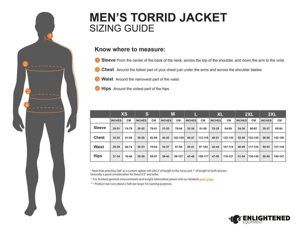 Enlightened Equipment Men's Torrid Apex Insulated Jacket - Image 7