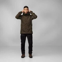 Fjallraven Men's Kaipak Waterproof Jacket -Outdoor Research Store Fjallraven Men s Kaipak Jacket Model Front