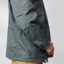 Fjallraven Men's Raven Waterproof Jacket -Outdoor Research Store Fjallraven Men s Raven Jacket Model Side Detail