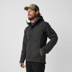 Fjallraven Men's Skogso Waterproof Jacket 17 Fjallraven Men's Skogso Waterproof Jacket -Outdoor Research Store Fjallraven Men s Skogso Jacket Model Side