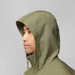 Fjallraven Men's Sten Waterproof Jacket -Outdoor Research Store Fjallraven Men s Sten Jacket Model Hood Up
