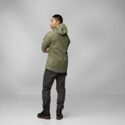 Fjallraven Men's Sten Waterproof Jacket -Outdoor Research Store Fjallraven Men s Sten Jacket Model Side