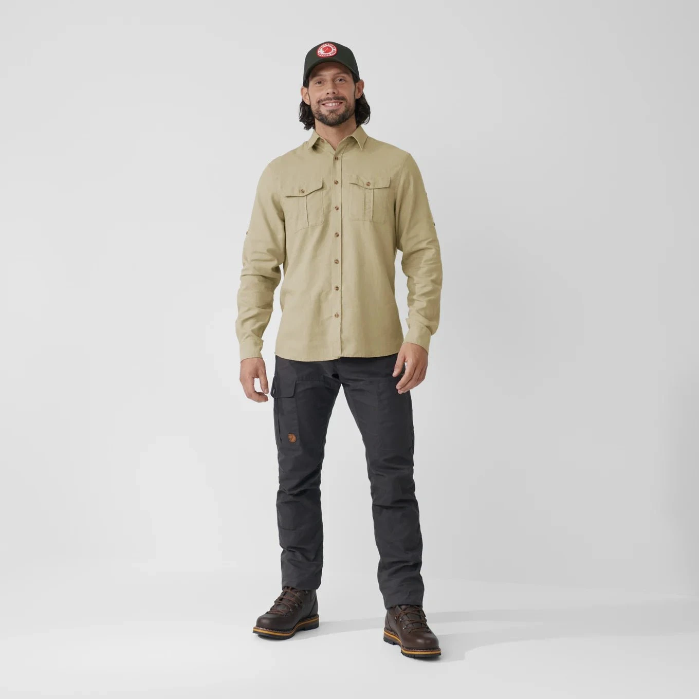 Fjallraven Men's Övik Travel Shirt Long Sleeve 4 Fjallraven Men's Övik Travel Shirt Long Sleeve - Image 4