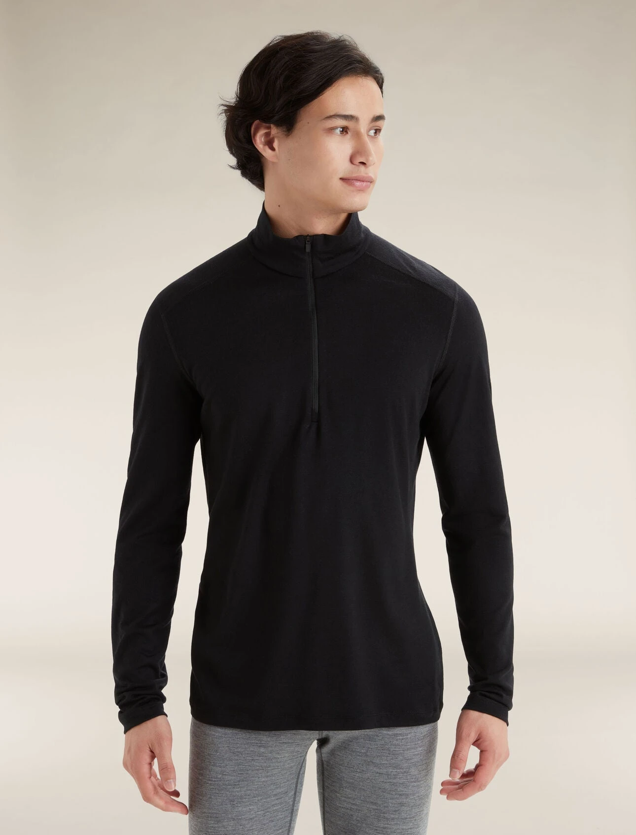 Icebreaker Men's Merino 200 Oasis Long Sleeve Half Zip Thermal Top