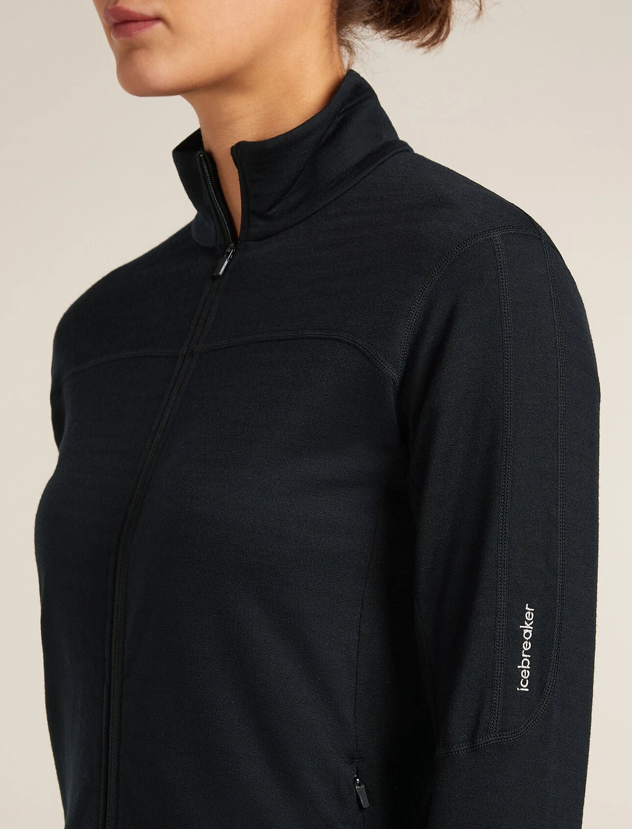 Icebreaker Women's Merino Blend 300 RealFleece™ Descender Long Sleeve Zip Jacket - Image 5