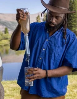LifeStraw Peak Series Personal Straw Water Filter -Outdoor Research Store LifeStraw PEAK Personal Mountain Blue Lifestyle In Action Adam Barker 01 1000x 640445a8 2216 416c b953 c7d37f51b9f9