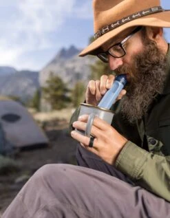 LifeStraw Peak Series Personal Straw Water Filter -Outdoor Research Store LifeStraw PEAK Personal Mountain Blue Lifestyle Man Adam Barker 01 1000x f4dd3777 8860 4b65 a183 0b4fe3108044