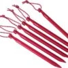 MSR Groundhog Tent Stake Kit (6 Pack) -Outdoor Research Store MSR Groundhog Tent Stake Kit 6 Pack Red