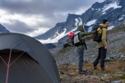 MSR Tindheim 3 Backpacking Tunnel Tent + Footprint -Outdoor Research Store MSR Tindheim 3 Backpacking Tunnel Tent Footprint Lifestyle 2