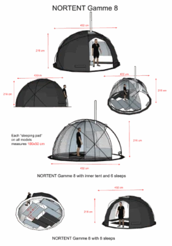 NORTENT Gamme 8 Person 4 Season Expedition Tent 21 NORTENT Gamme 8 Person 4 Season Expedition Tent -Outdoor Research Store NORTENT Gamme 8 dimensions