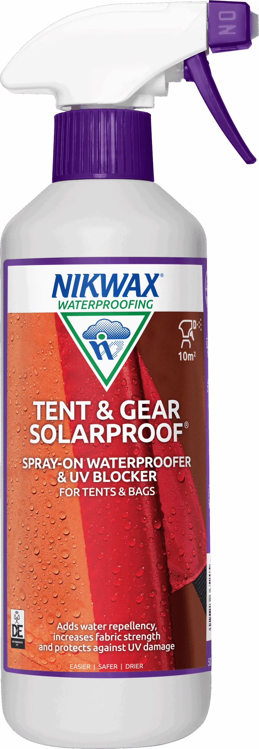 Nikwax Tent & Gear Solarproof Spray Bottle (500ml) 1 Nikwax Tent & Gear Solarproof Spray Bottle (500ml)