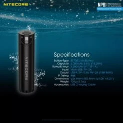 Nitecore NPB1 5000mAh Ultralight Waterproof Power Bank 17 Nitecore NPB1 5000mAh Ultralight Waterproof Power Bank -Outdoor Research Store Nitecore NPB1 11