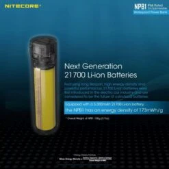Nitecore NPB1 5000mAh Ultralight Waterproof Power Bank 20 Nitecore NPB1 5000mAh Ultralight Waterproof Power Bank -Outdoor Research Store Nitecore NPB1 4