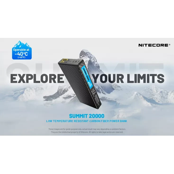 Nitecore Summit 20000 -40C Low Temperature Resistant Power Bank 2 Nitecore Summit 20000 -40C Low Temperature Resistant Power Bank - Image 2