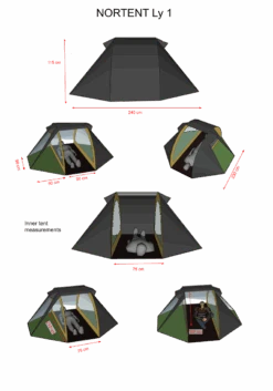 NORTENT Ly 1 Person 4 Season Backpacking Tent -Outdoor Research Store NortentLy1dimensions