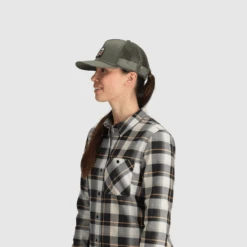 Outdoor Research Advocate Trucker Cap 9 Outdoor Research Advocate Trucker Cap -Outdoor Research Store Outdoor Research Advocate Trucker Cap Ranger Green Lifestyle 2