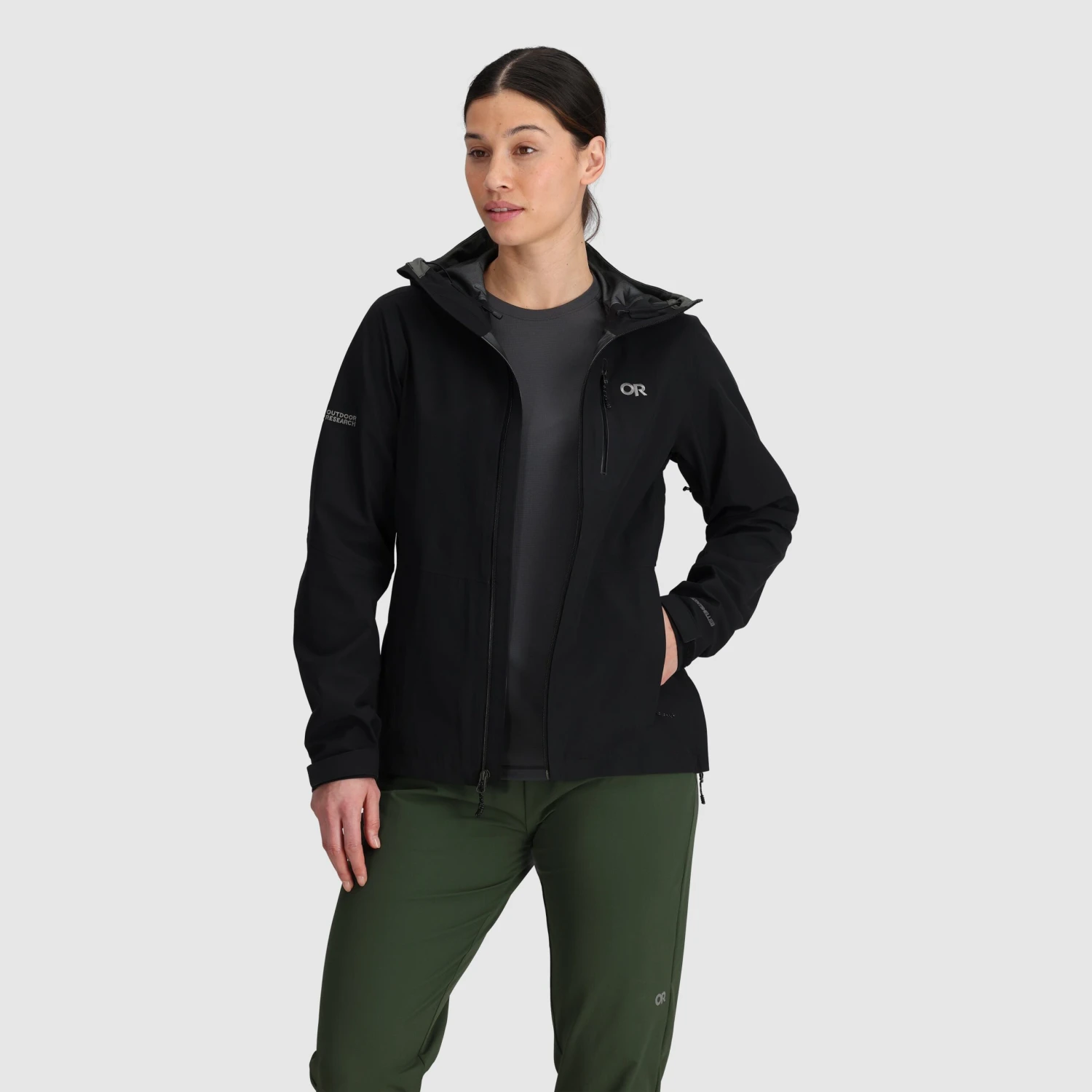 Outdoor Research Women's Aspire 3L Waterproof Jacket 2 Outdoor Research Women's Aspire 3L Waterproof Jacket - Image 2