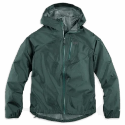 Outdoor Research Women's 2024 Helium Rain Jacket -Outdoor Research Store Outdoor Research Women s Helium Rain Jacket Front Zip