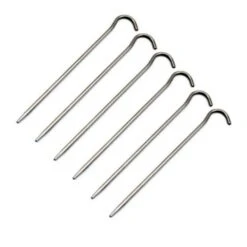 TOAKS Titanium Hook Peg (Pack Of 6)