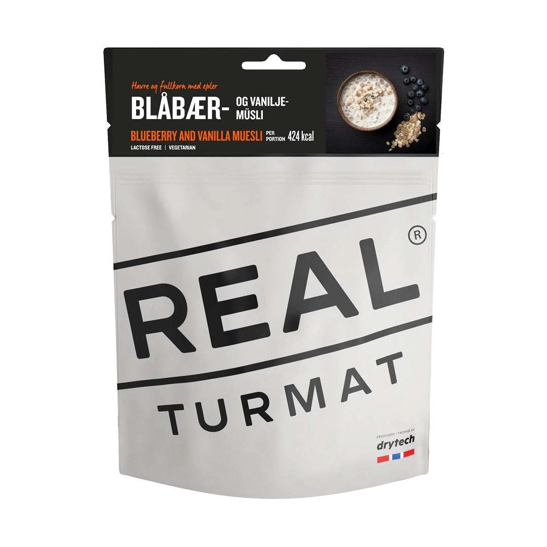 Real Turmat Blueberry And Vanilla Muesli 1 Real Turmat Blueberry And Vanilla Muesli