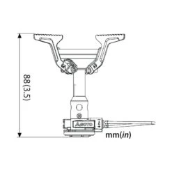 SOTO Amicus New River Combo -Outdoor Research Store SOTO Amicus New River Combo Stove Dimensions