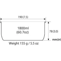 SOTO Navigator Cook Set -Outdoor Research Store SOTO Navigator Cook Set 1800ml Pot Dimensions
