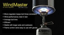 SOTO Windmaster W/micro Regulator -Outdoor Research Store SOTO Windmaster w micro regulator Spec
