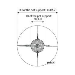 SOTO Windmaster W/micro Regulator -Outdoor Research Store SOTO Windmaster w micro regulator Top Dimensions 2