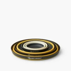 Sea To Summit Frontier Ultralight Collapsible Dinnerware Set (1 Person 3 Piece) 4 Sea To Summit Frontier Ultralight Collapsible Dinnerware Set (1 Person 3 Piece) -Outdoor Research Store Sea to Summit Frontier Ultralight Collapsible Dinnerware Set 1 Person 3 Piece Collapsed