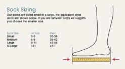 Extremities Evolution Waterproof Socks -Outdoor Research Store Sock sizing