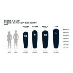 Therm-A-Rest NeoAir XLite NXT Sleeping Mat R-Value 4.5 -Outdoor Research Store Therm A Rest NeoAir XLite NXT Sleeping Mat Size Chart